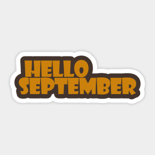 hello september Sticker